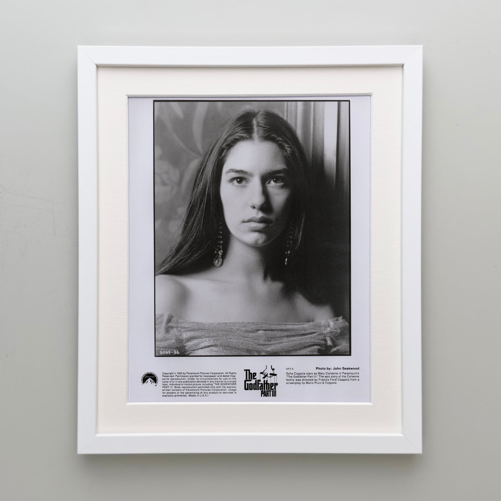 The Godfather Part 3 1990 Film Movie Press Publicity Still Framed