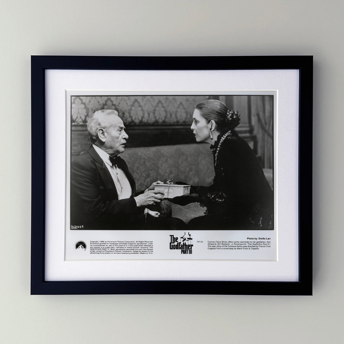 The Godfather Part 3 1990 Film Movie Press Publicity Still Framed