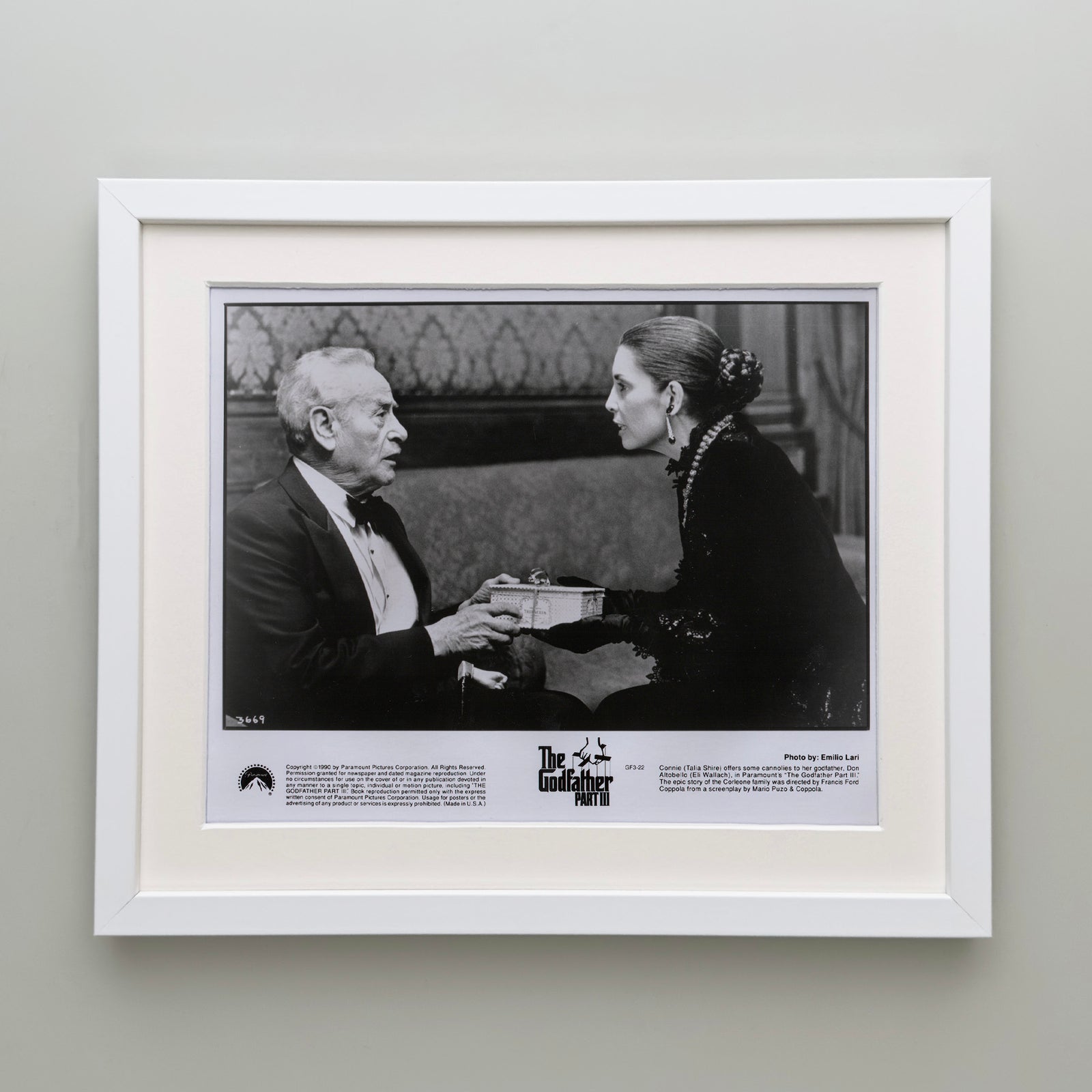The Godfather Part 3 1990 Film Movie Press Publicity Still Framed