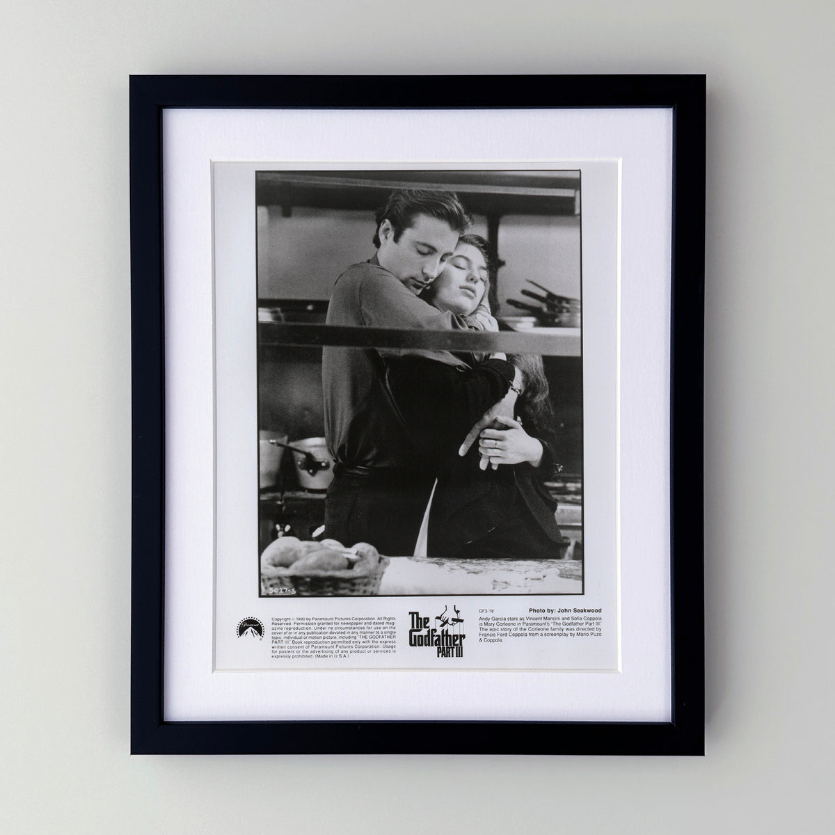 The Godfather Part 3 1990 Film Movie Press Publicity Still Framed