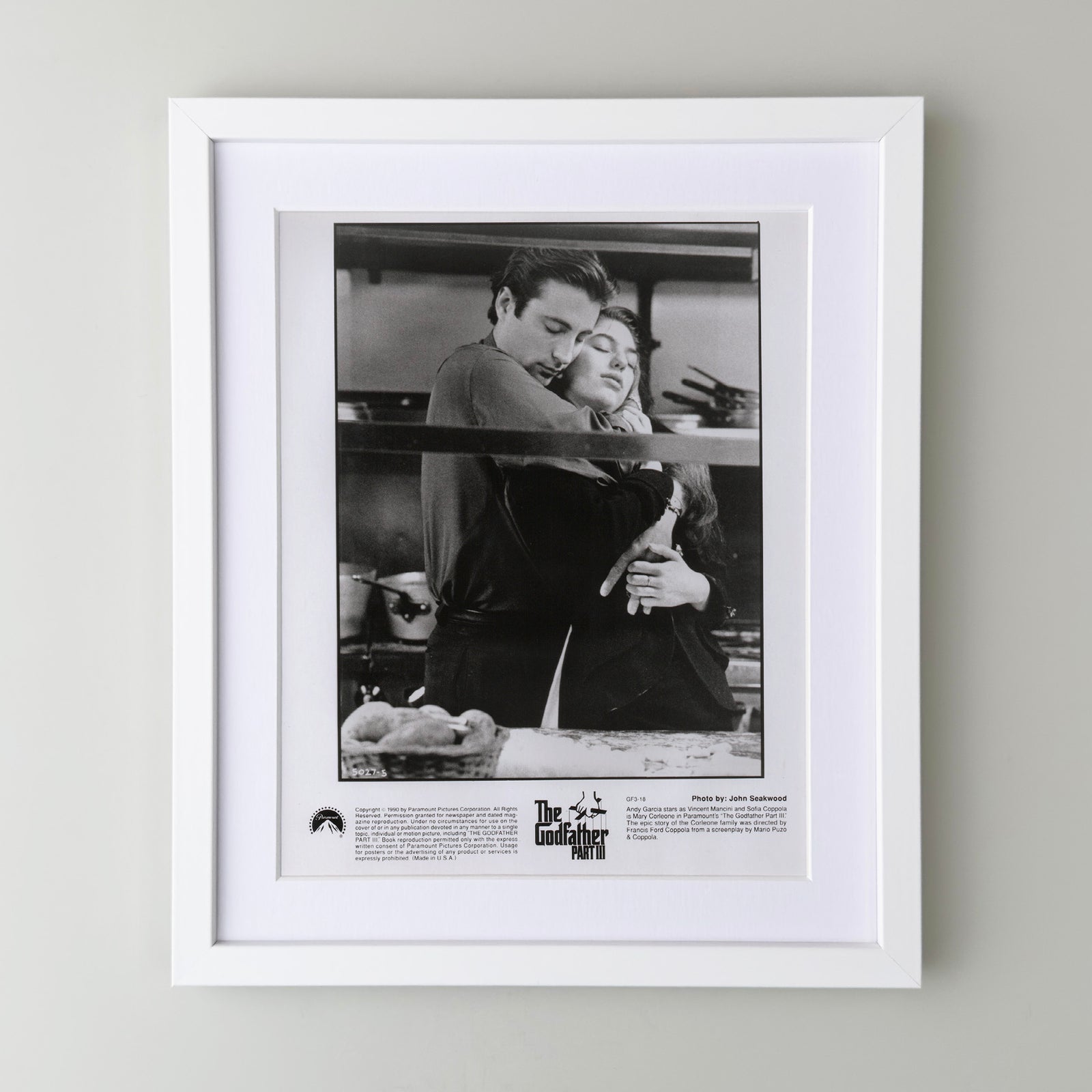 The Godfather Part 3 1990 Film Movie Press Publicity Still Framed