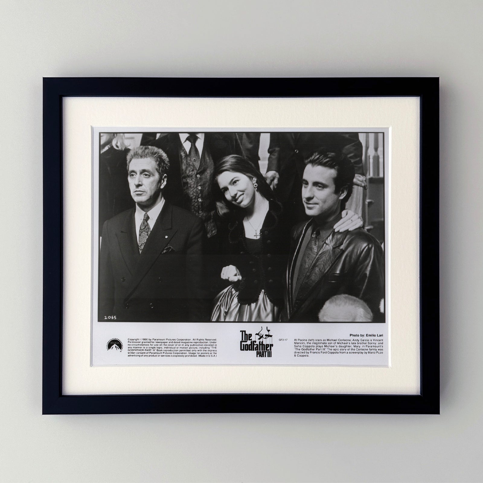 The Godfather Part 3 1990 Film Movie Press Publicity Still Framed