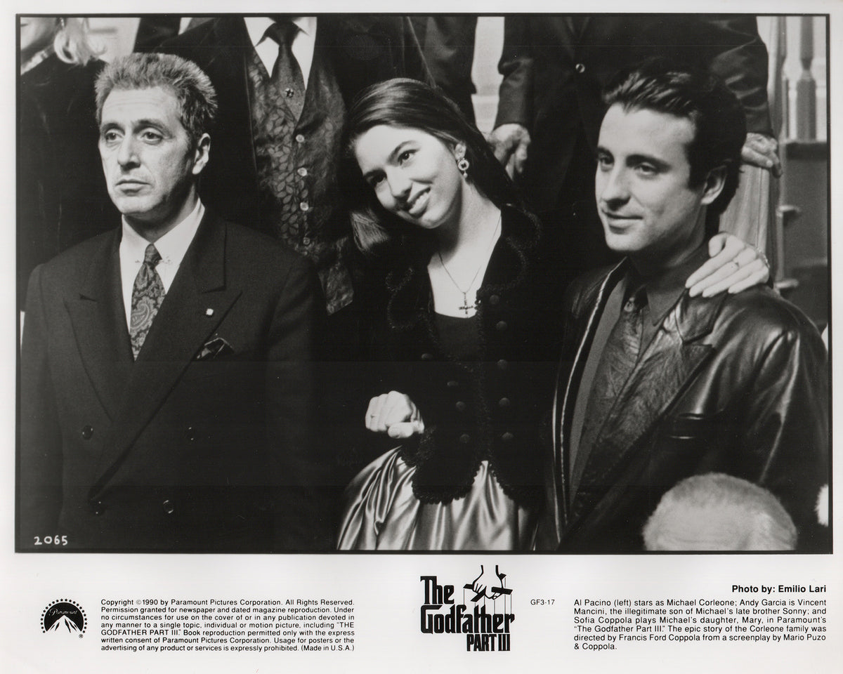 The Godfather Part 3 1990 Film Movie Press Publicity Still Framed