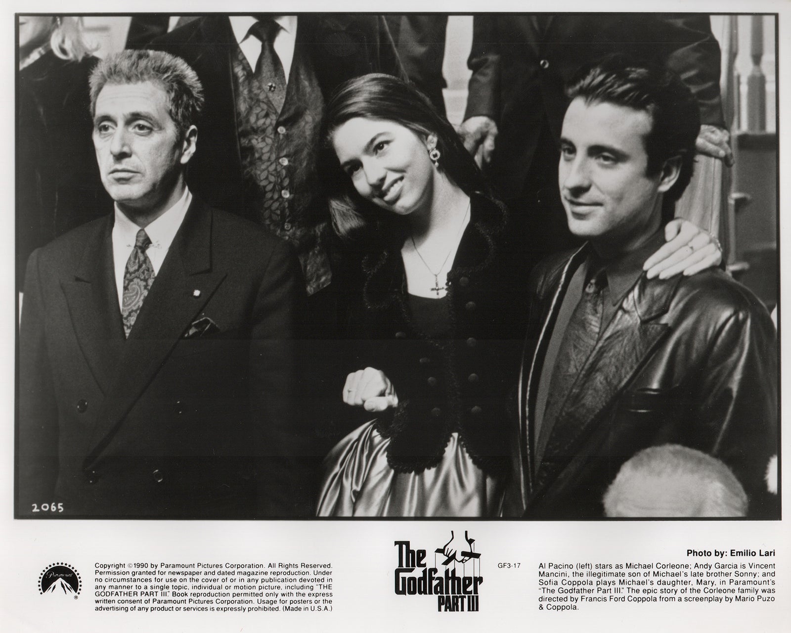 The Godfather Part 3 1990 Film Movie Press Publicity Still Framed