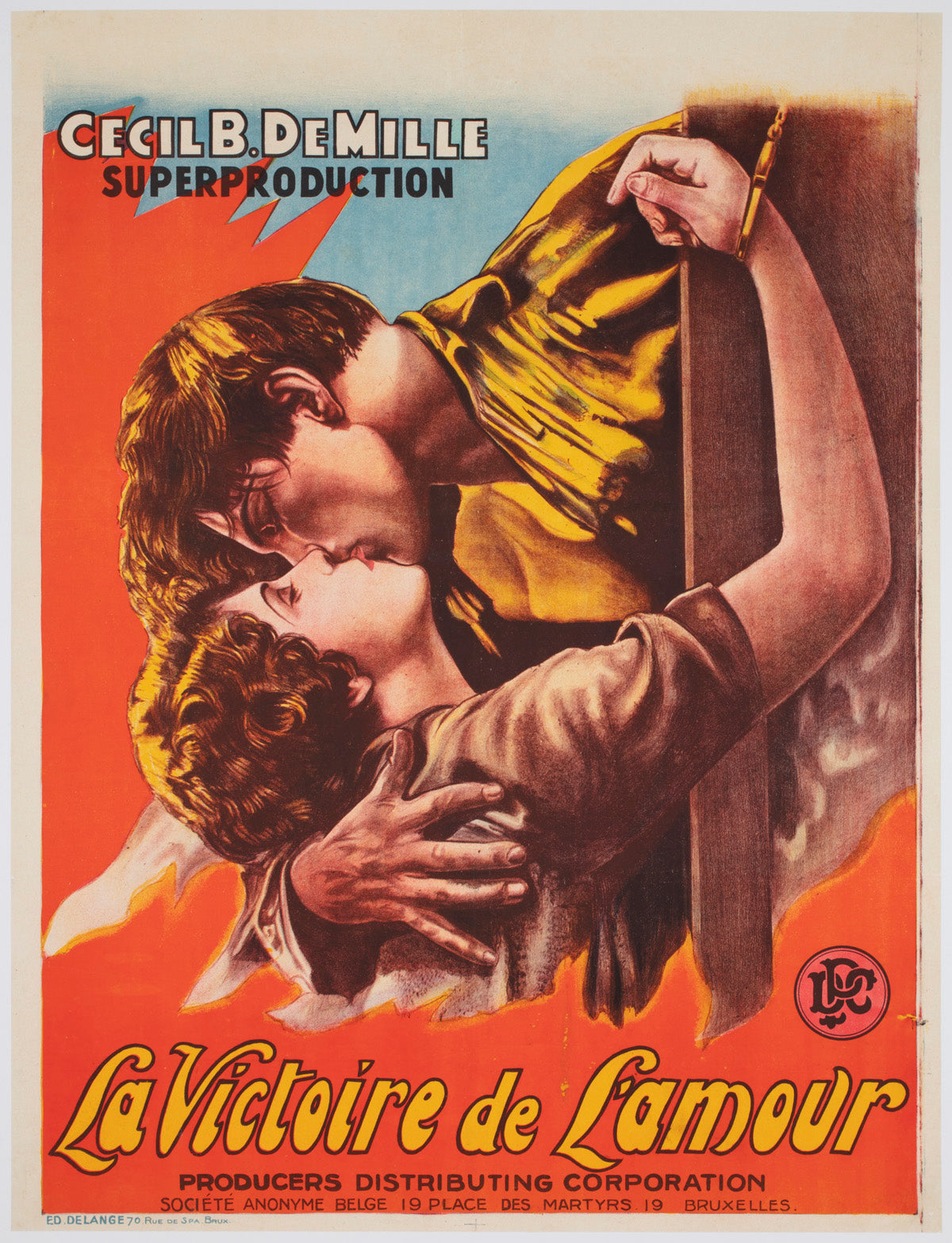 The Godless Girl c1929 Belgian Film Poster