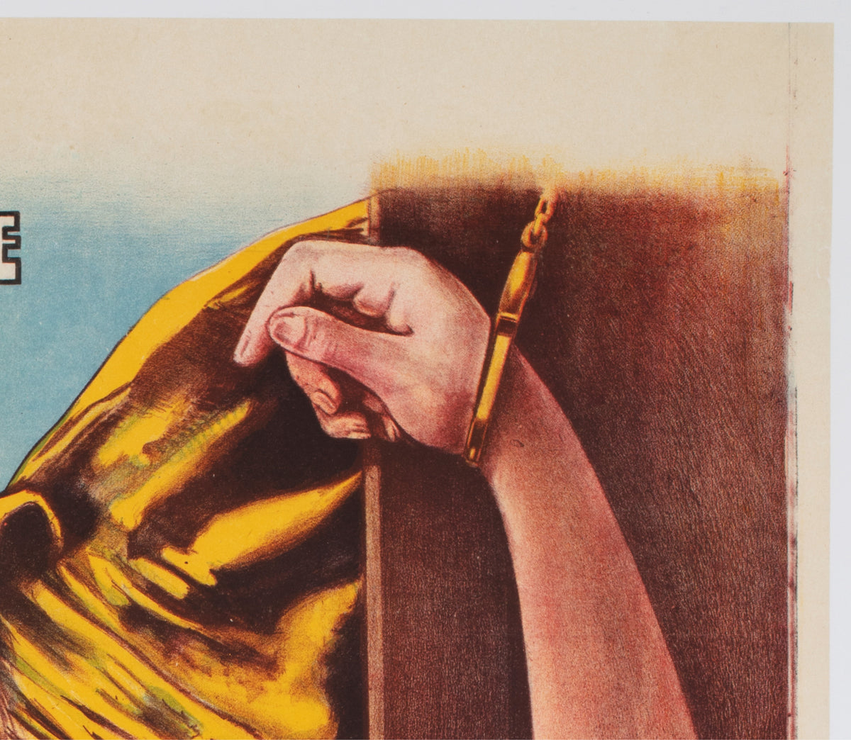 The Godless Girl c1929 Belgian Film Poster - detail