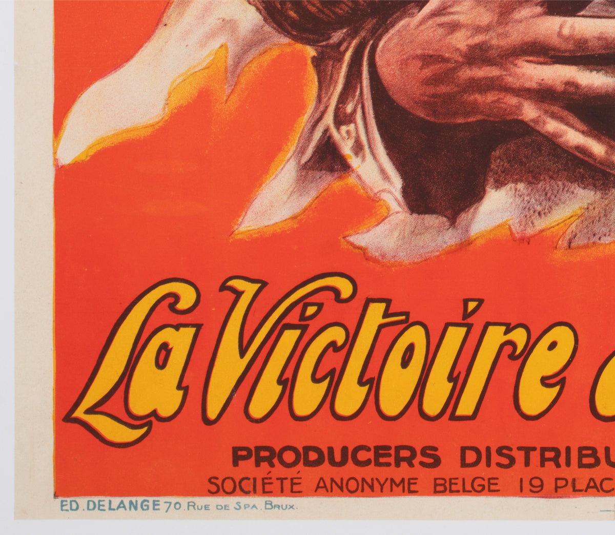 The Godless Girl c1929 Belgian Film Poster - detail