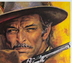 The Good, The Bad, The Ugly 1968 French Movie Grande Film Poster, Jean Mascii - detail