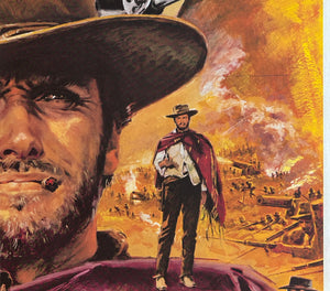 The Good, The Bad, The Ugly 1968 French Movie Grande Film Poster, Jean Mascii - detail