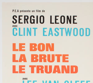 The Good, the Bad and the Ugly 1967 French Moyenne Film Movie Poster - detail