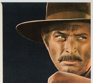 The Good, the Bad and the Ugly 1967 French Moyenne Film Movie Poster - detail