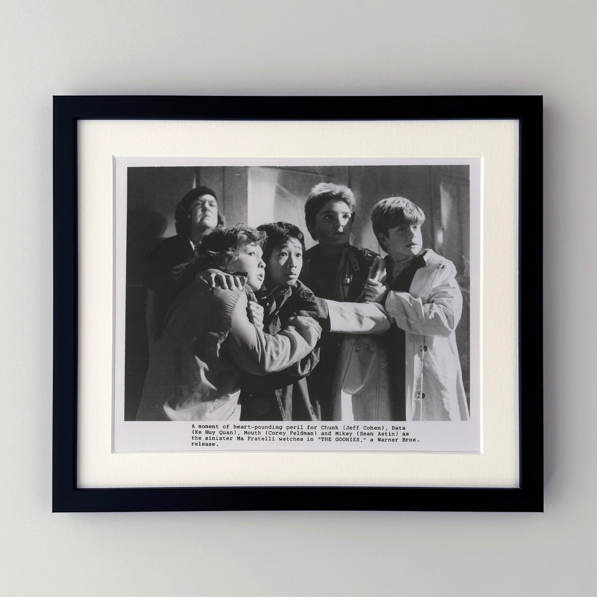 The Goonies 1985 Publicity Film Movie Press Still Framed