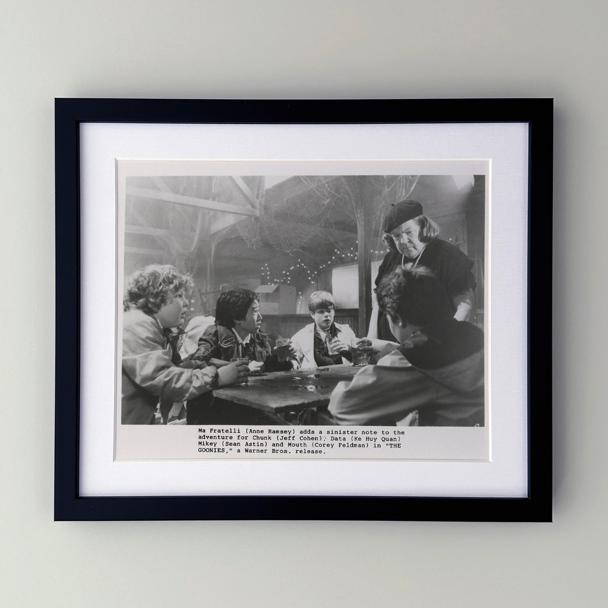 The Goonies 1985 Publicity Film Movie Press Still Framed
