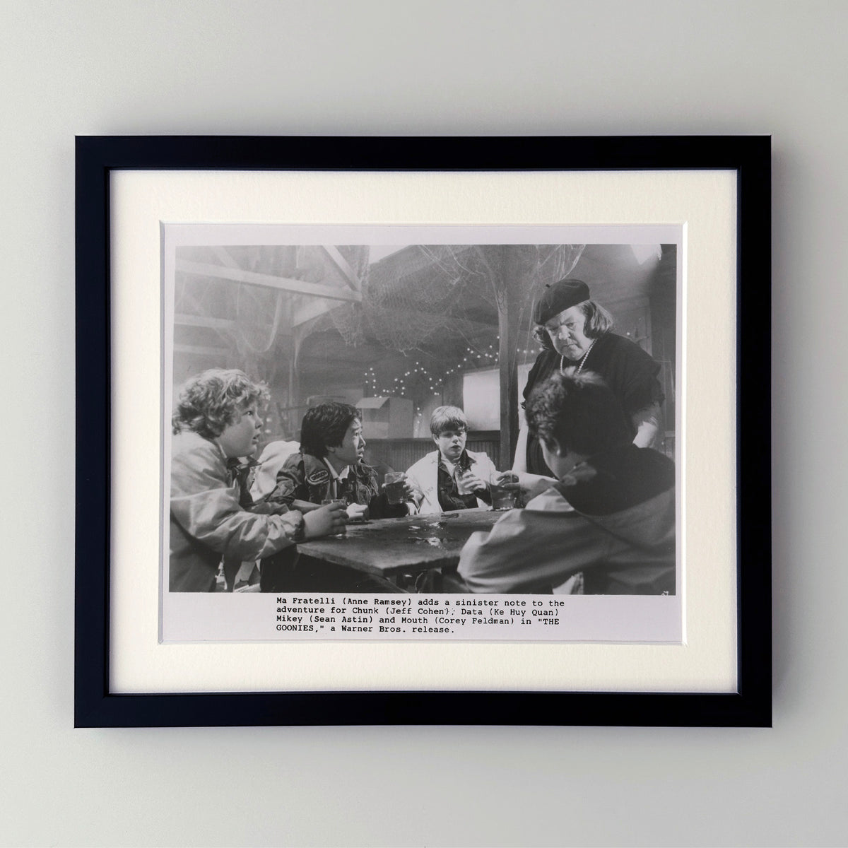 The Goonies 1985 Publicity Film Movie Press Still Framed