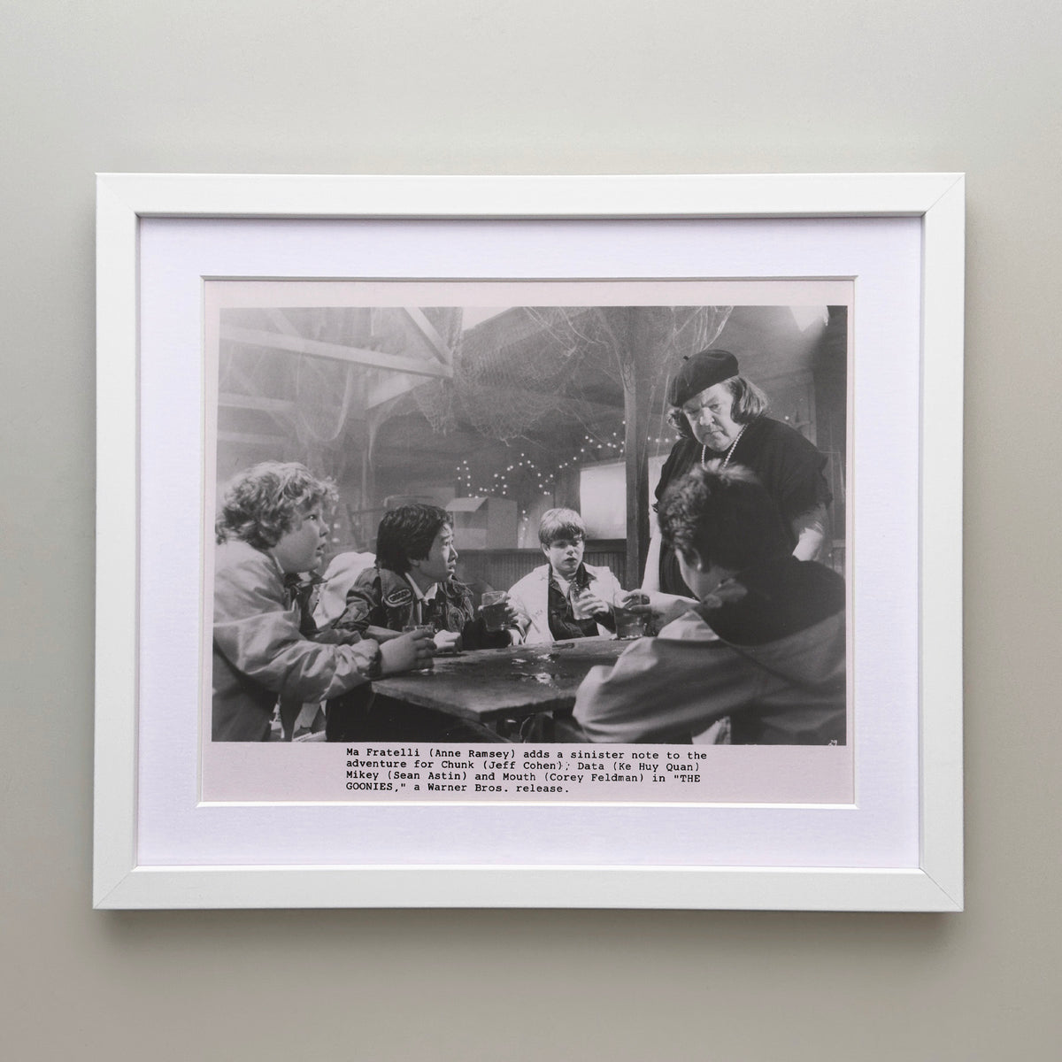 The Goonies 1985 Publicity Film Movie Press Still Framed