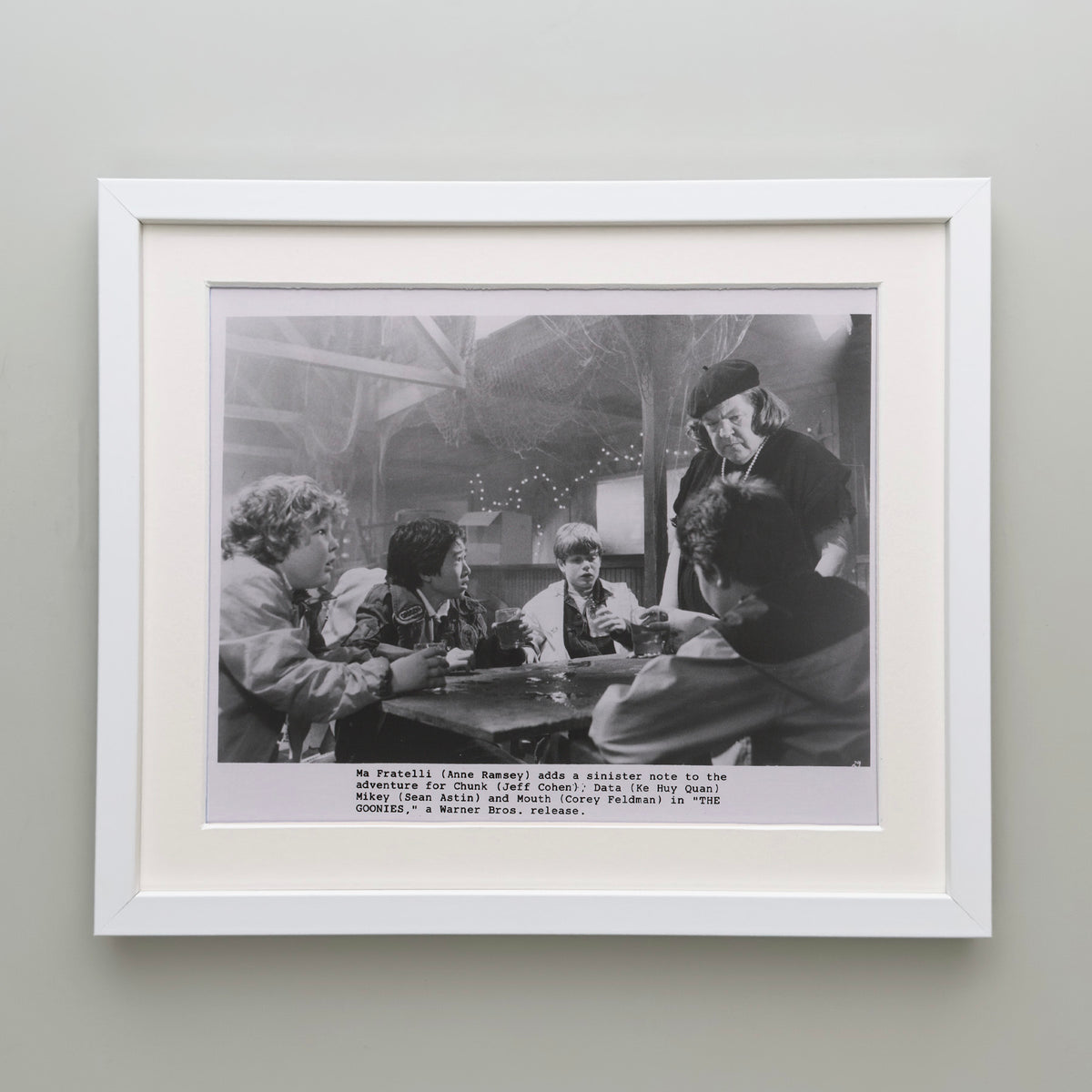 The Goonies 1985 Publicity Film Movie Press Still Framed