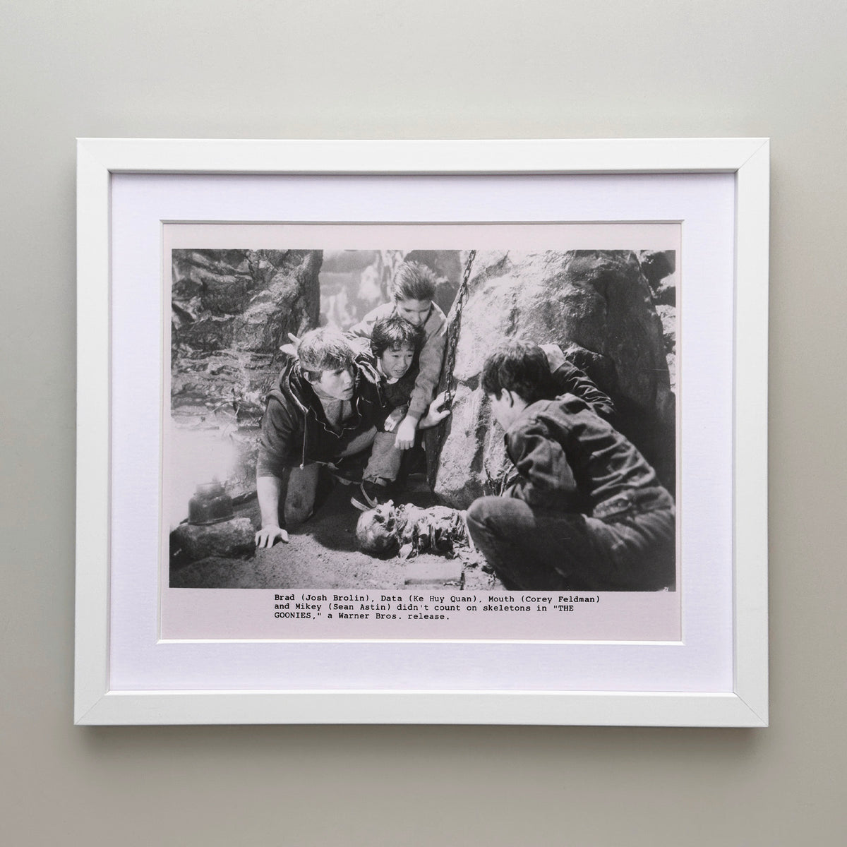 The Goonies 1985 Publicity Film Movie Press Still Framed