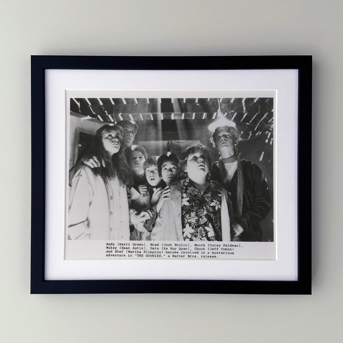 The Goonies 1985 Publicity Film Movie Press Still Framed