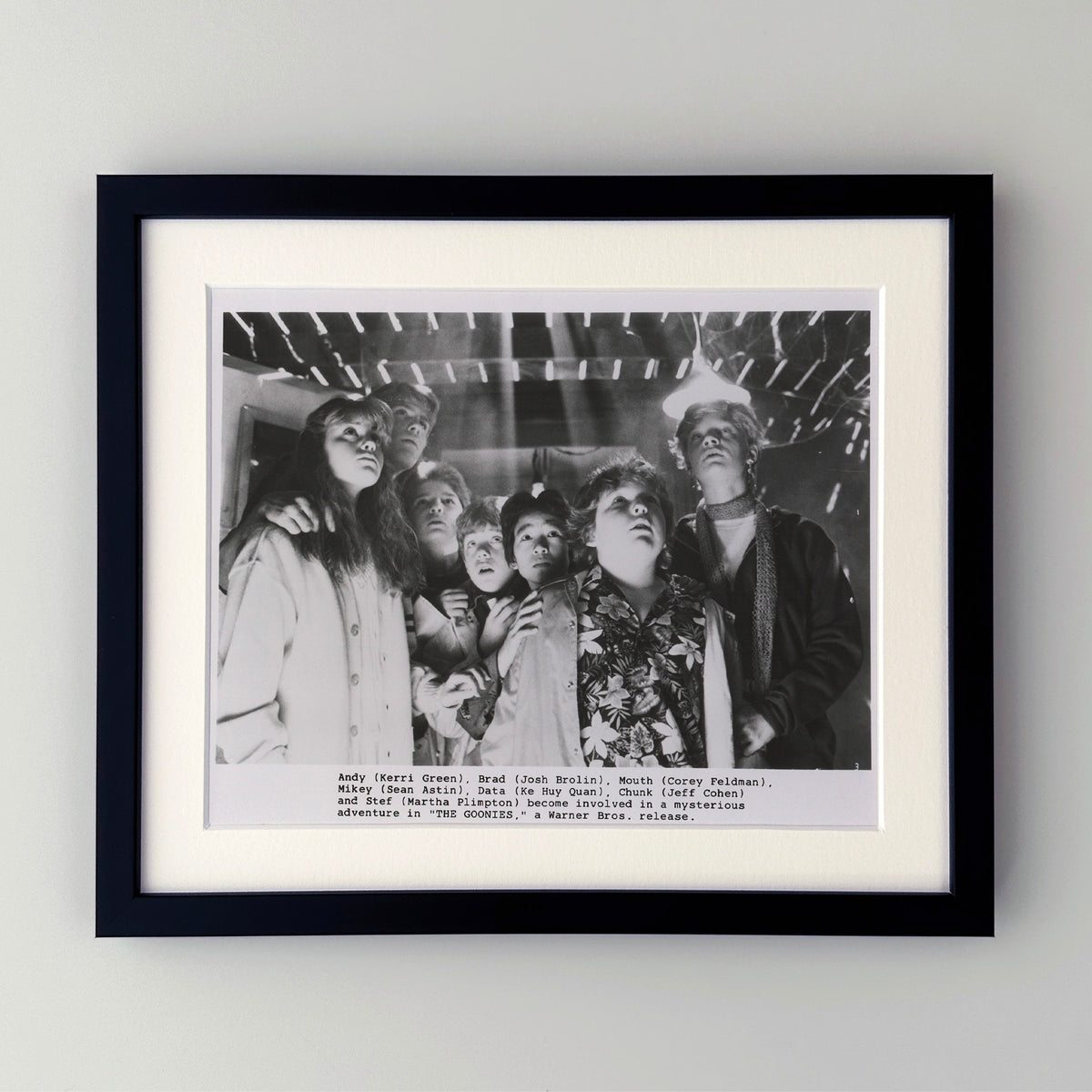 The Goonies 1985 Publicity Film Movie Press Still Framed