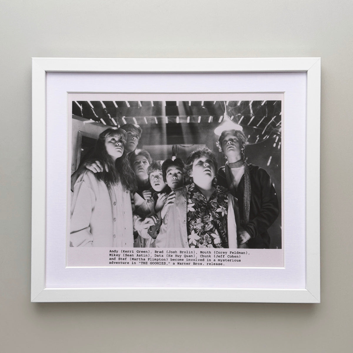 The Goonies 1985 Publicity Film Movie Press Still Framed