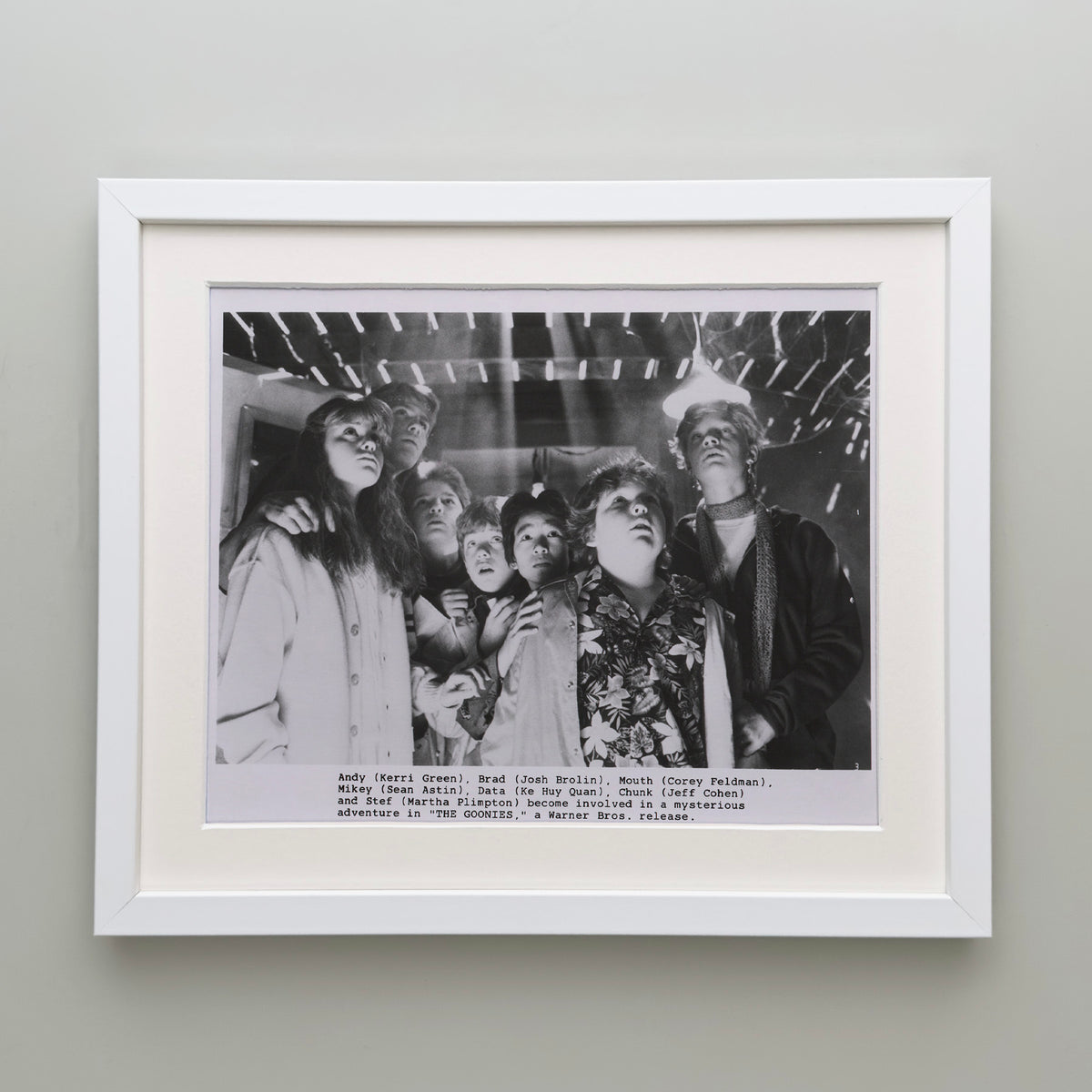 The Goonies 1985 Publicity Film Movie Press Still Framed