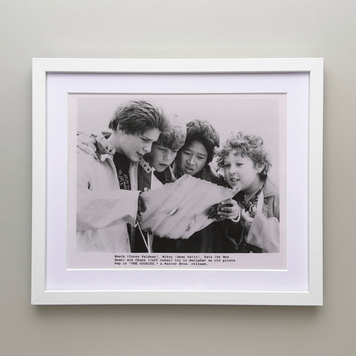 The Goonies 1985 Publicity Film Movie Press Still Framed
