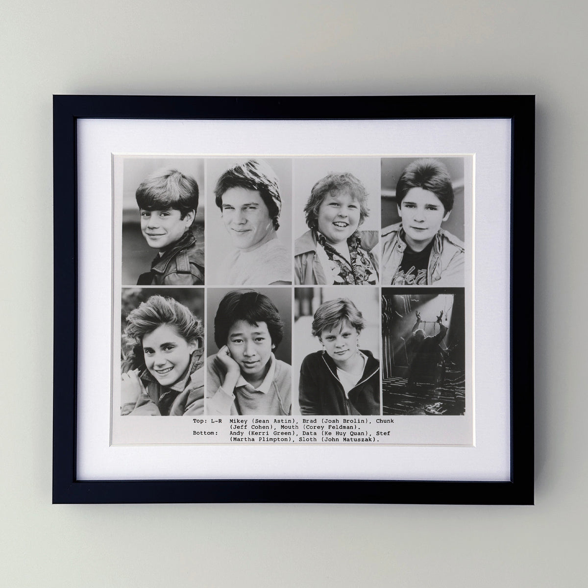 The Goonies 1985 Publicity Film Movie Press Still Framed