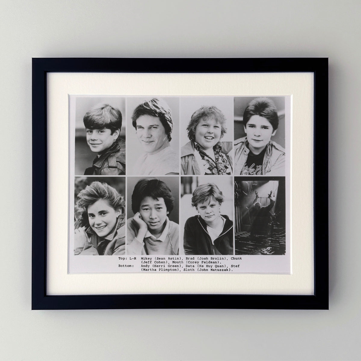 The Goonies 1985 Publicity Film Movie Press Still Framed