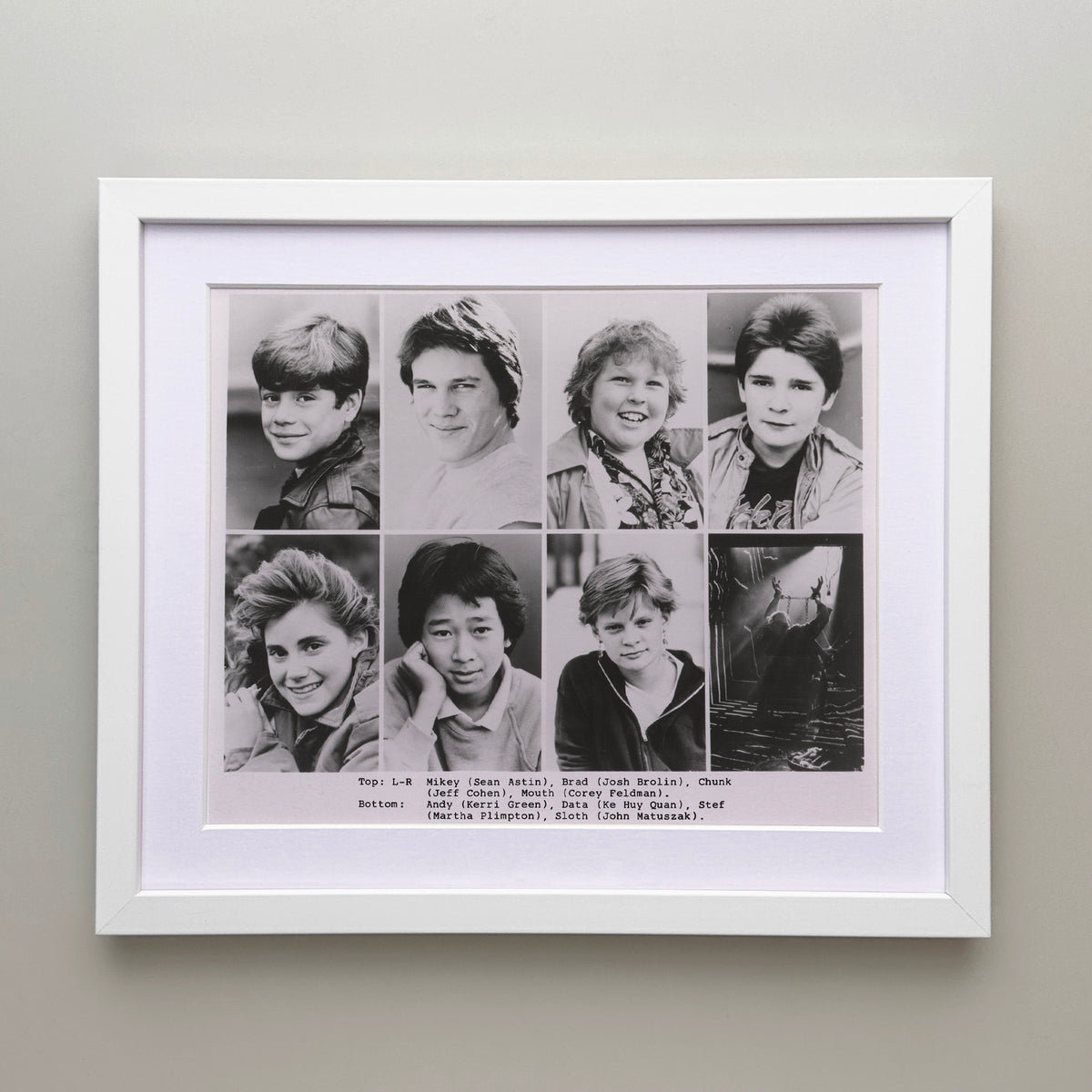 The Goonies 1985 Publicity Film Movie Press Still Framed
