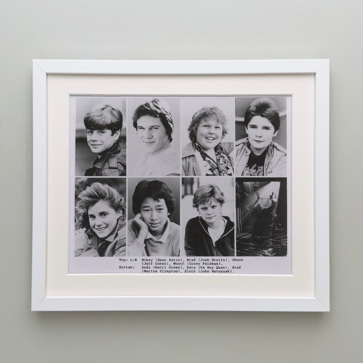 The Goonies 1985 Publicity Film Movie Press Still Framed