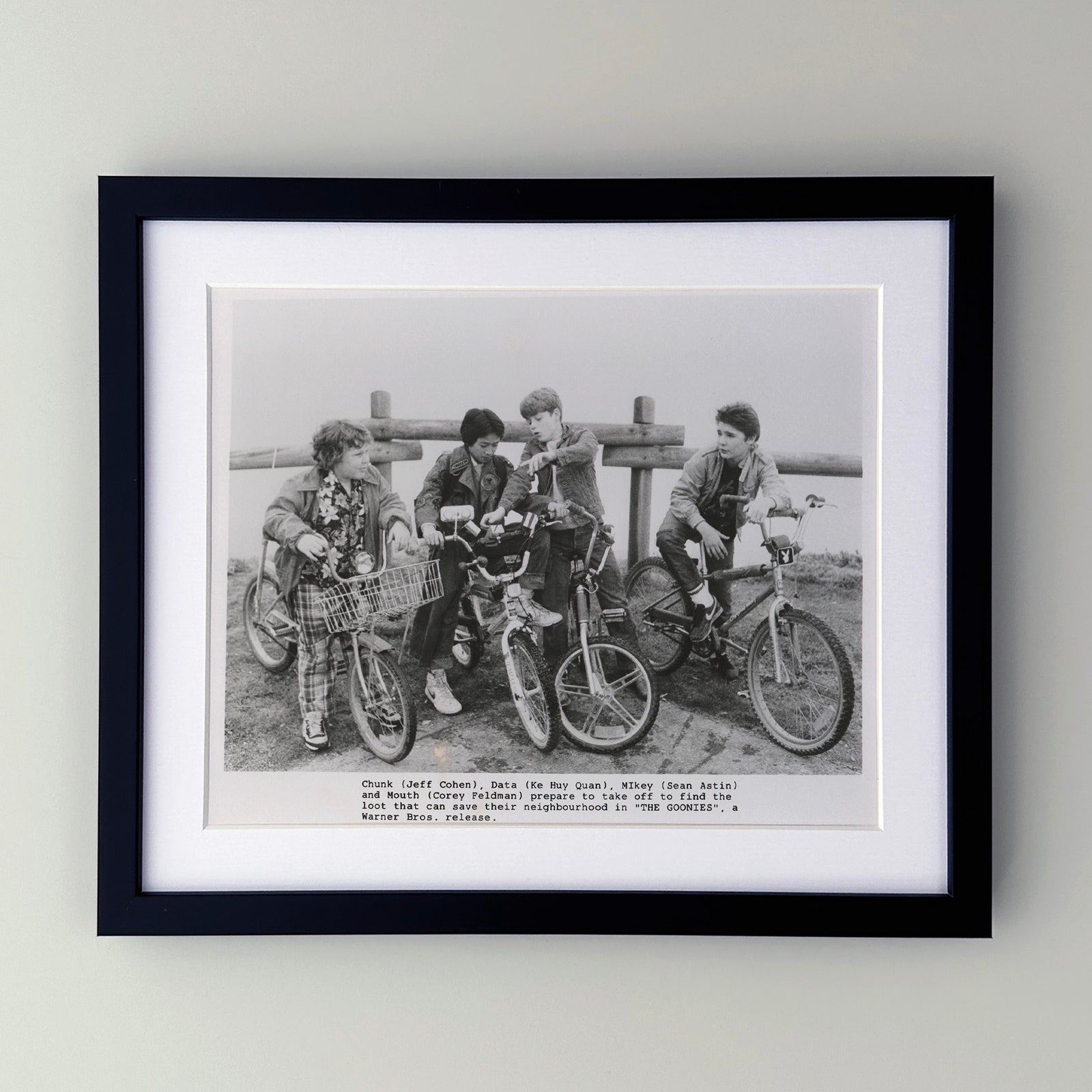 The Goonies 1985 Publicity Film Movie Press Still Framed