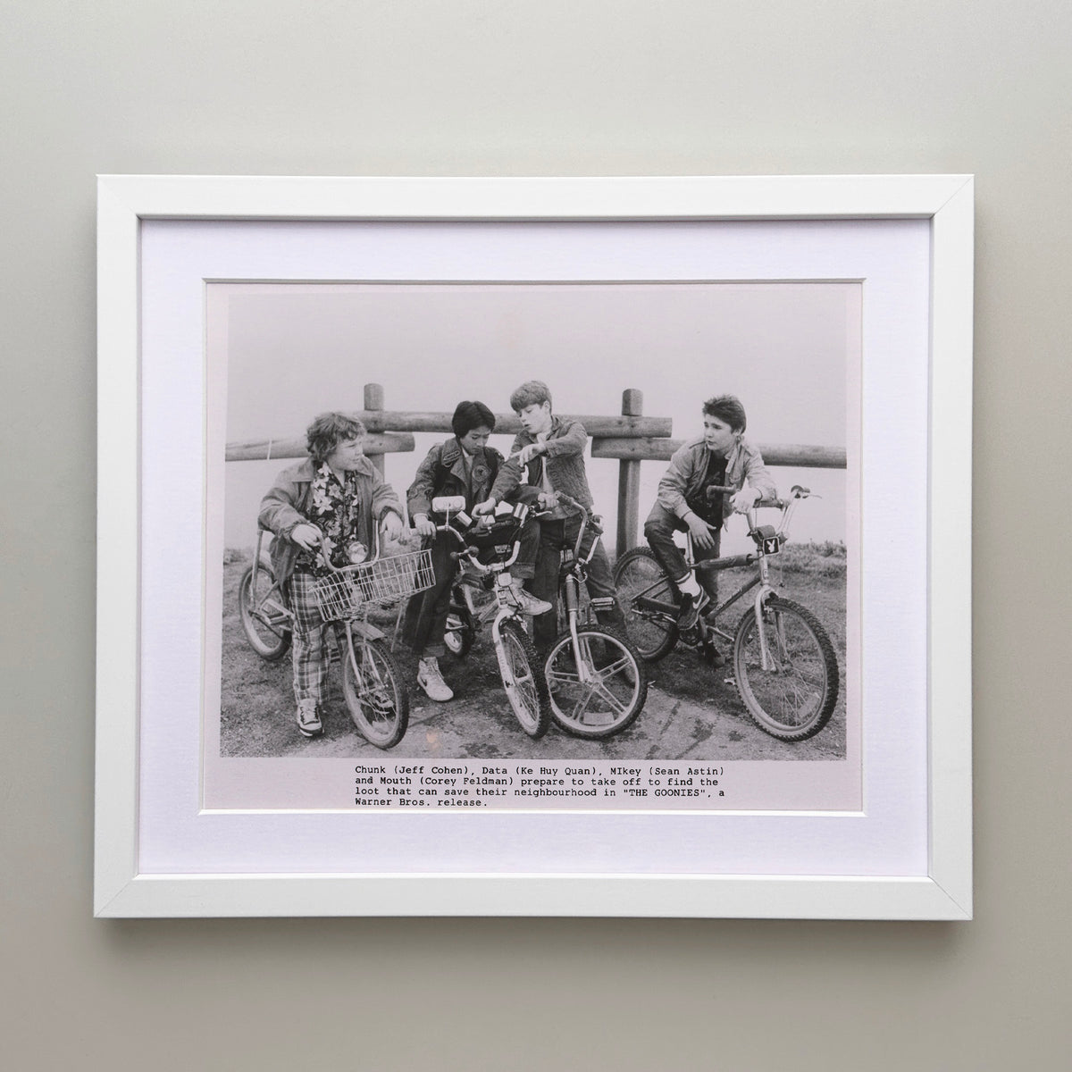 The Goonies 1985 Publicity Film Movie Press Still Framed