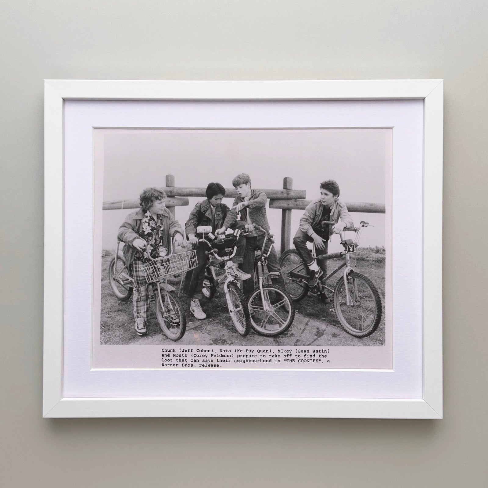 The Goonies 1985 Publicity Film Movie Press Still Framed