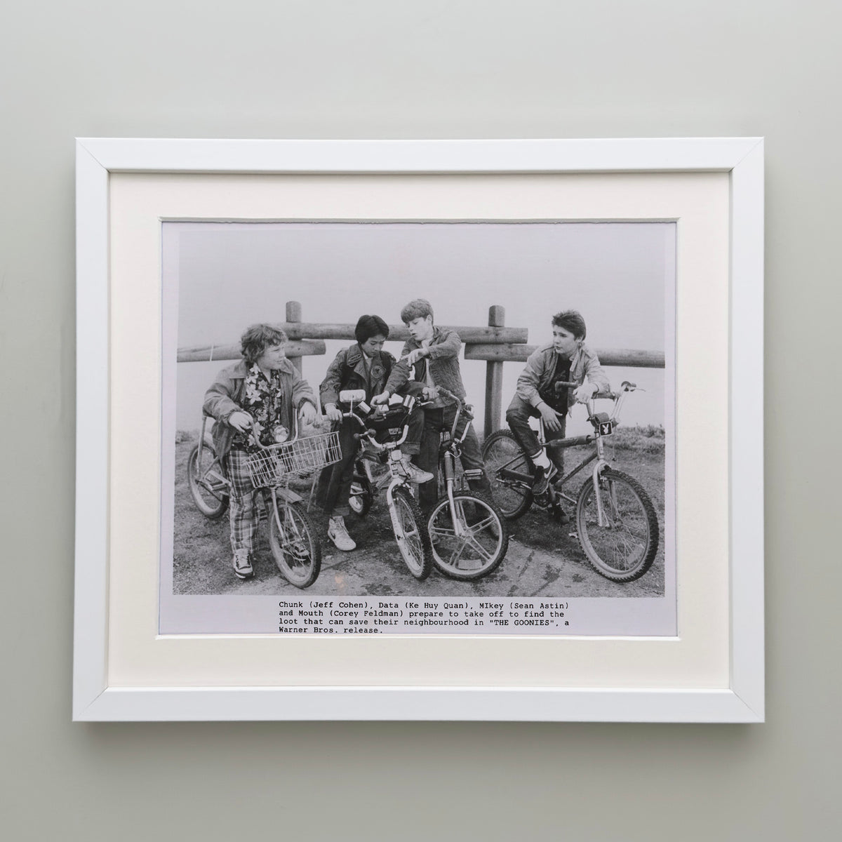 The Goonies 1985 Publicity Film Movie Press Still Framed