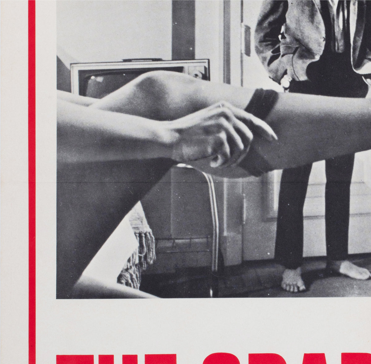 The Graduate 1970s Australian 1 Sheet Film Movie Poster - detail