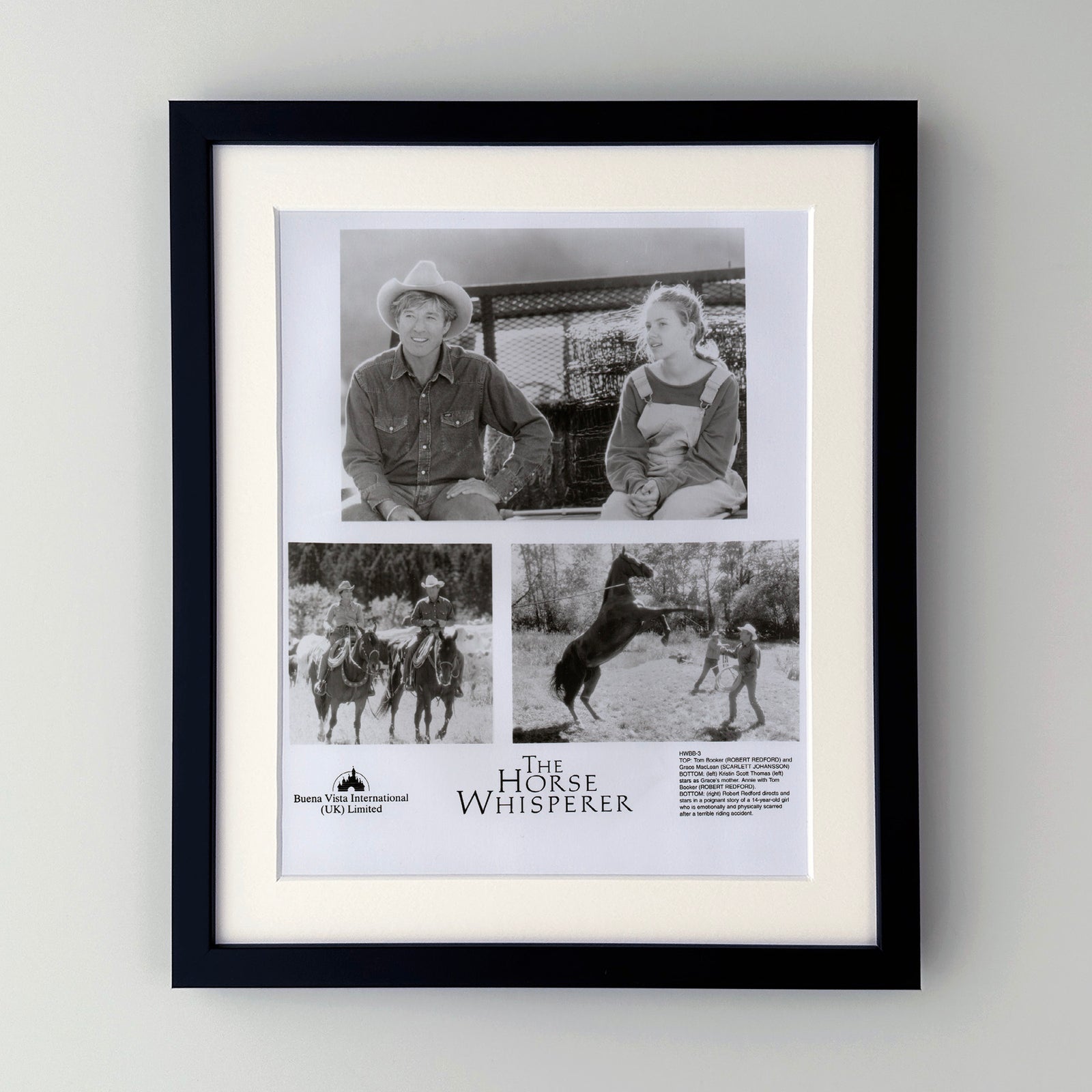 The Horse Whisperer 1998 Film Movie Press Publicity Still Framed