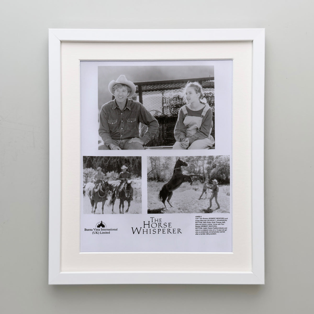 The Horse Whisperer 1998 Film Movie Press Publicity Still Framed