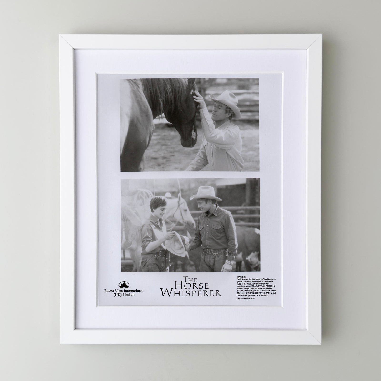 The Horse Whisperer 1998 Film Movie Press Publicity Still Framed