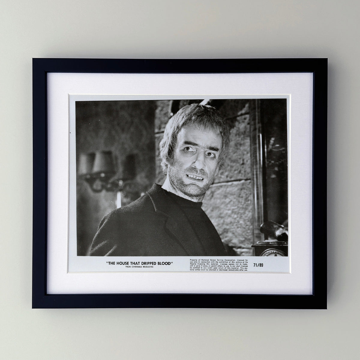 The House That Dripped Blood 1971 Film Movie Press Publicity Still Framed
