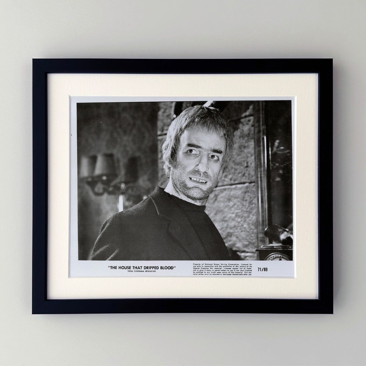 The House That Dripped Blood 1971 Film Movie Press Publicity Still Framed