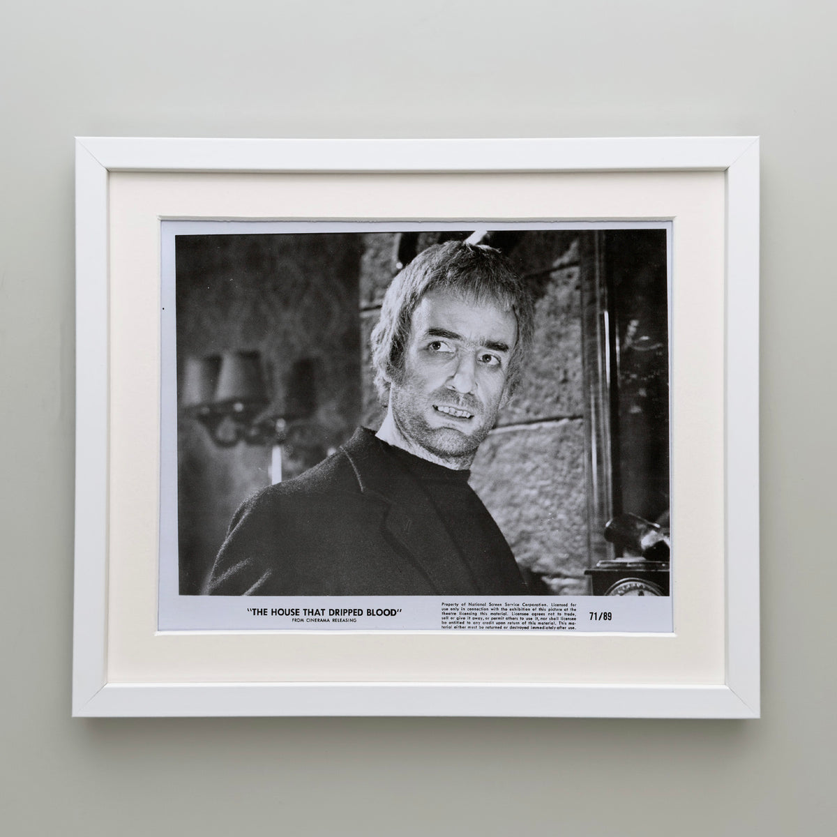 The House That Dripped Blood 1971 Film Movie Press Publicity Still Framed
