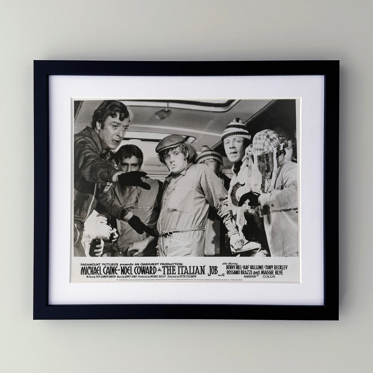 The Italian Job 1969 Film Movie Press Publicity Still Framed