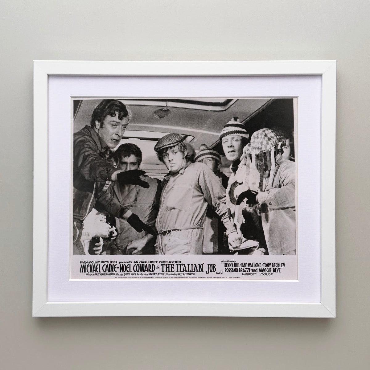 The Italian Job 1969 Film Movie Press Publicity Still Framed