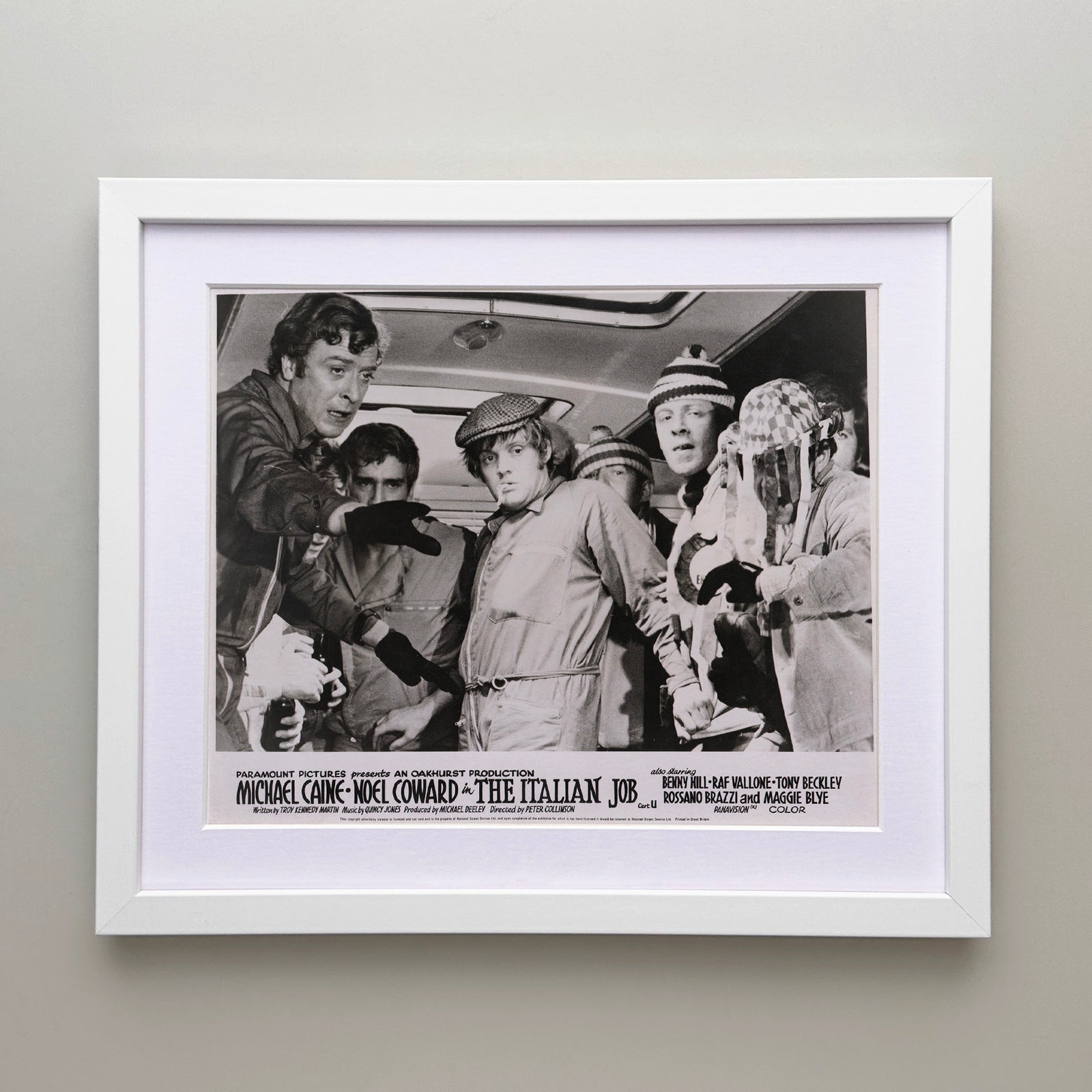 The Italian Job 1969 Film Movie Press Publicity Still Framed