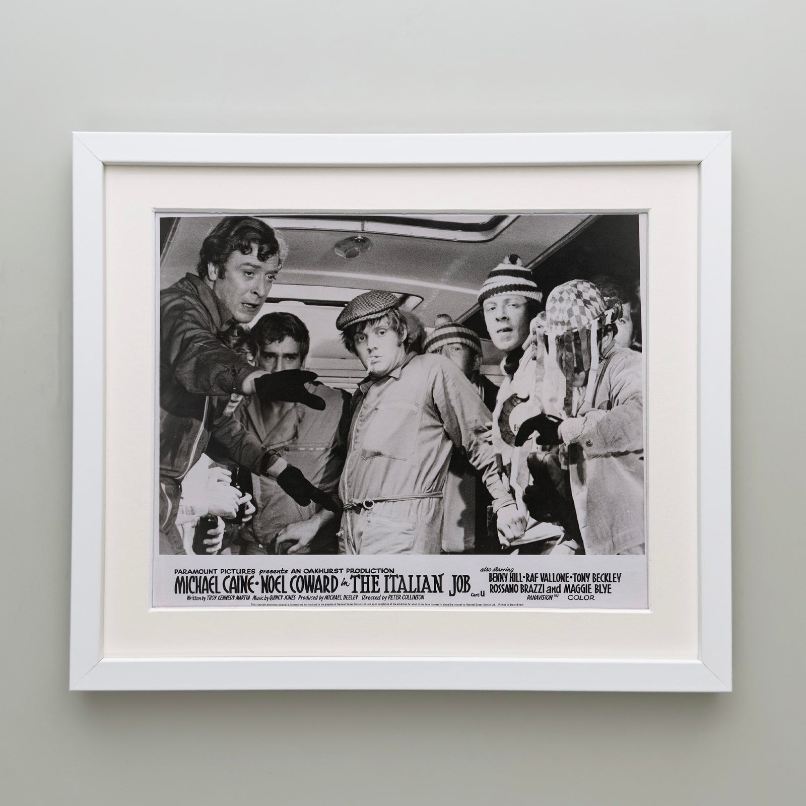 The Italian Job 1969 Film Movie Press Publicity Still Framed