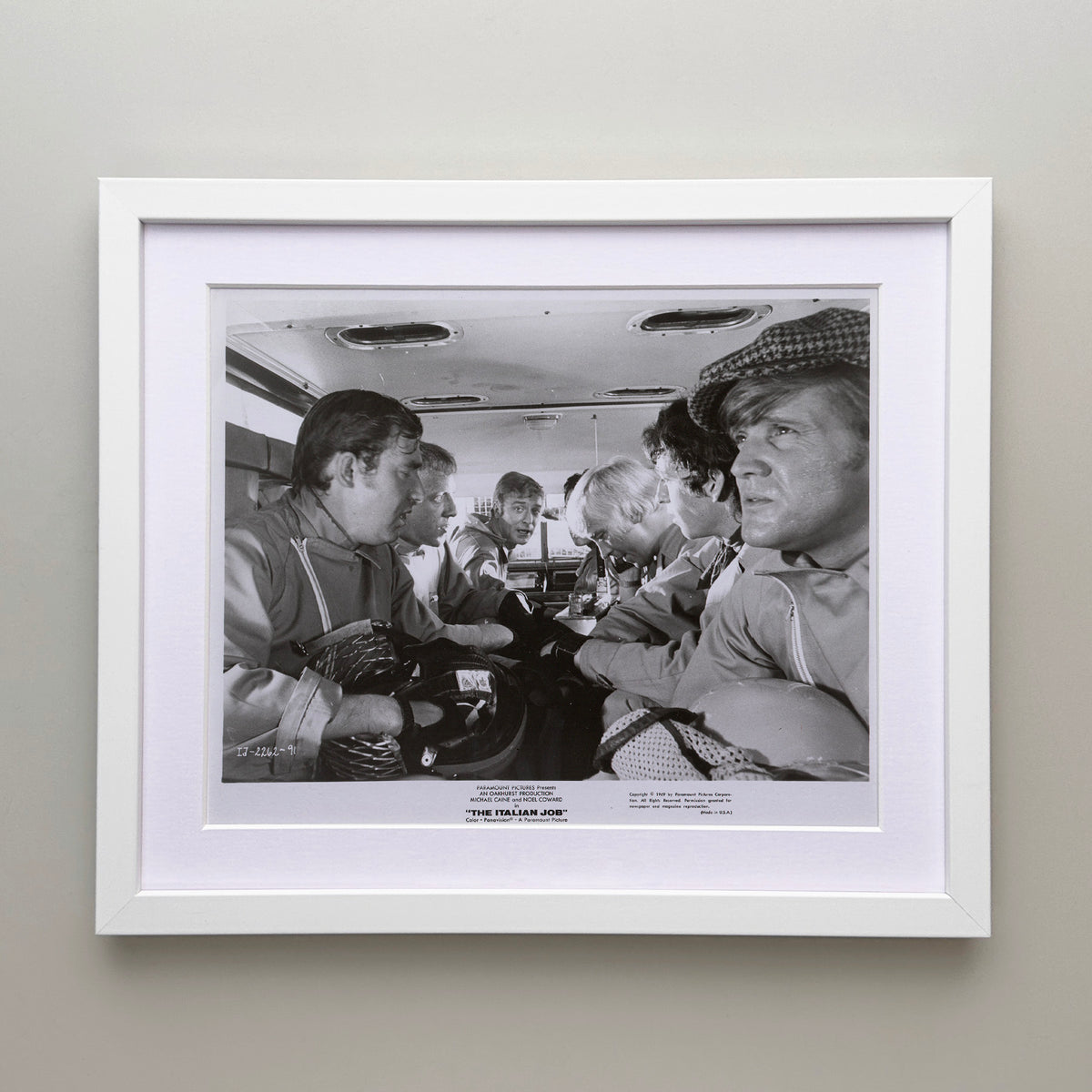The Italian Job 1969 Film Movie Press Publicity Still Framed