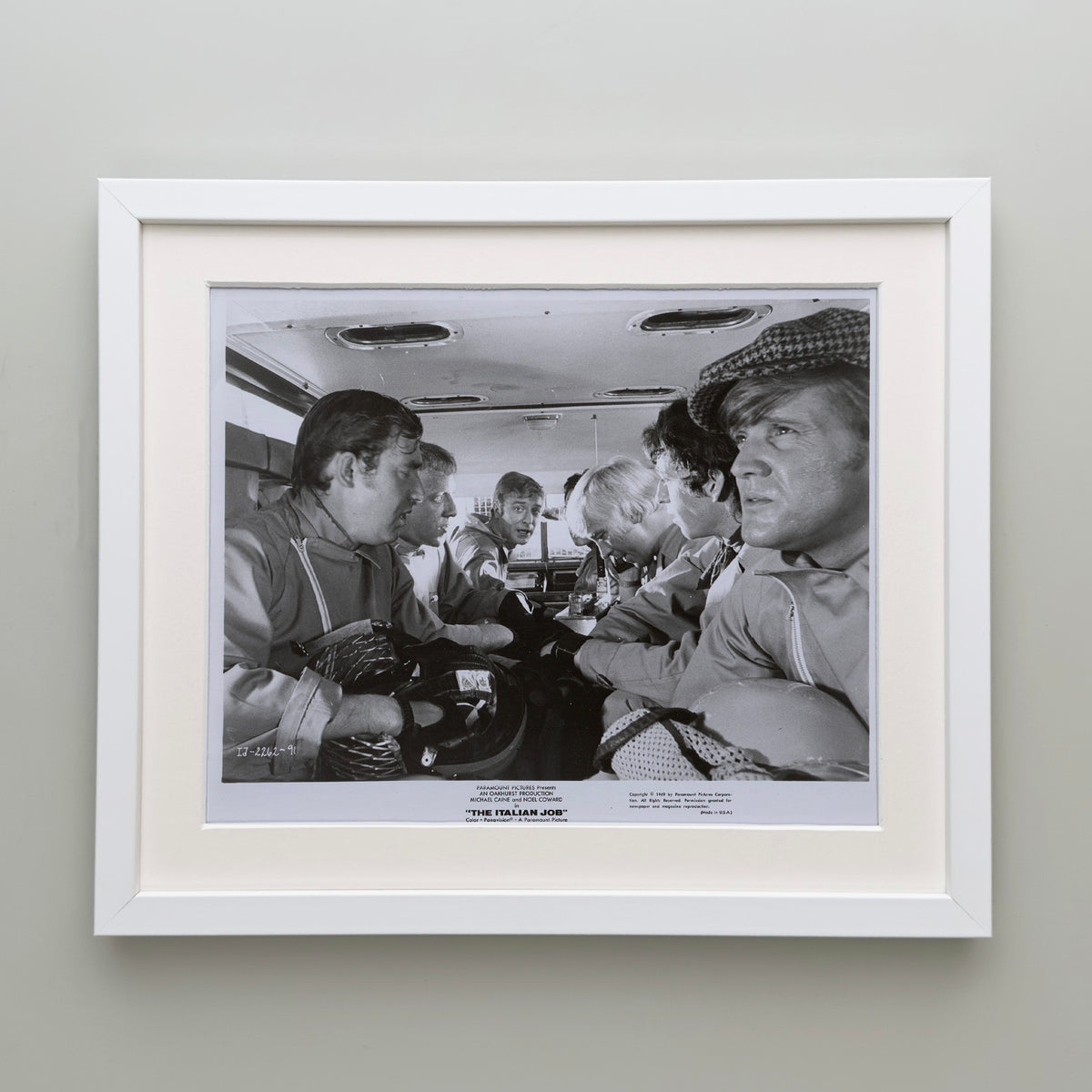 The Italian Job 1969 Film Movie Press Publicity Still Framed