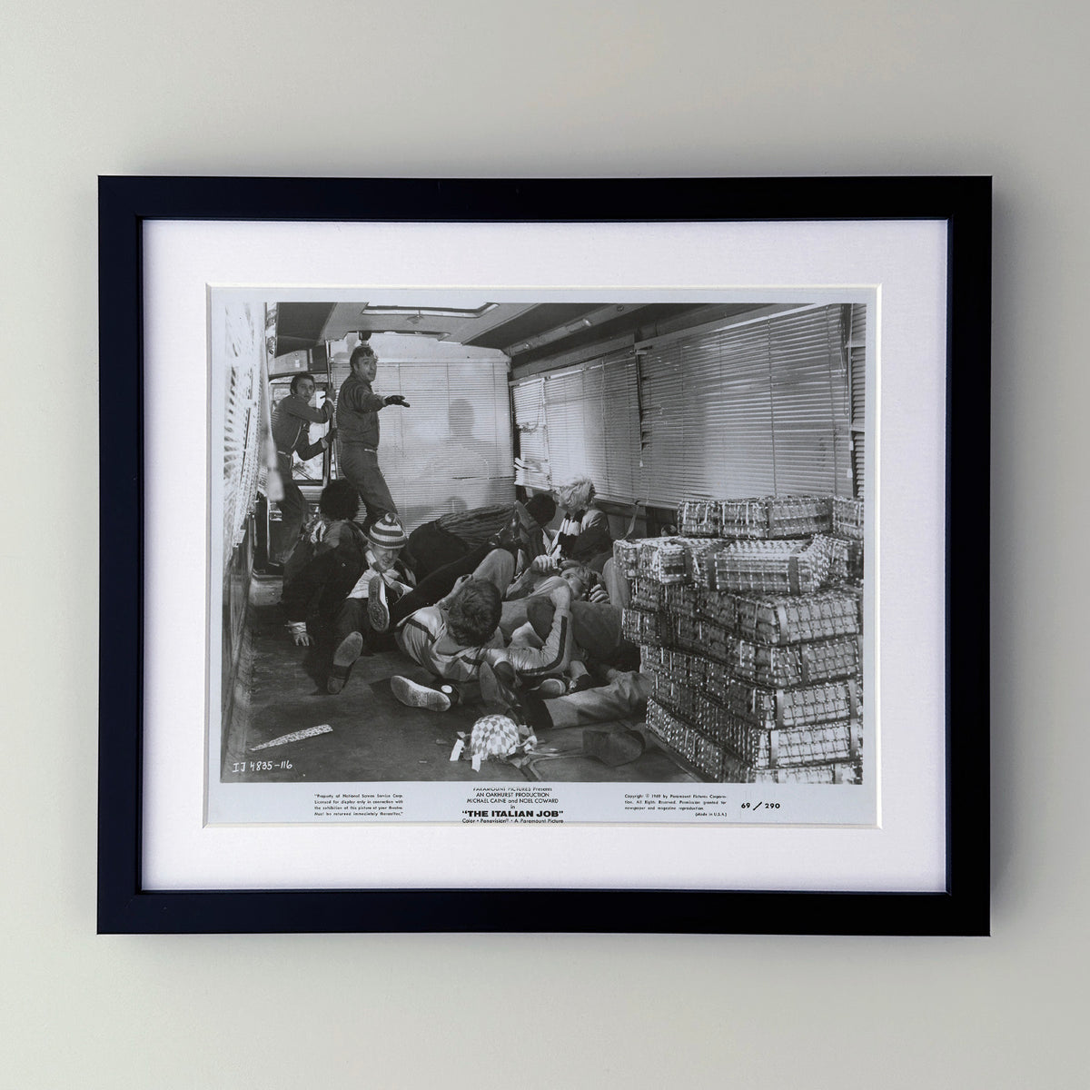 The Italian Job 1969 Film Movie Press Publicity Still Framed