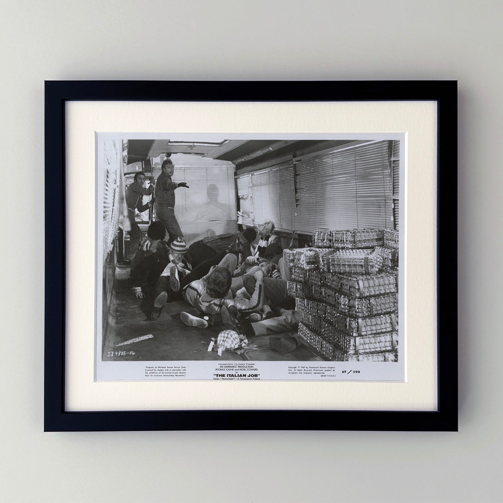 The Italian Job 1969 Film Movie Press Publicity Still Framed