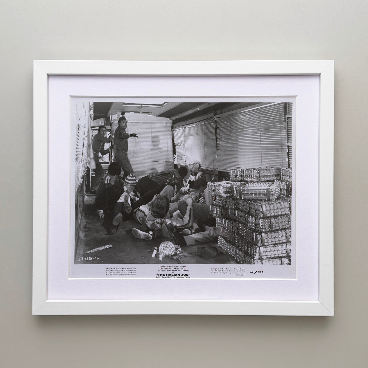 The Italian Job 1969 Film Movie Press Publicity Still Framed